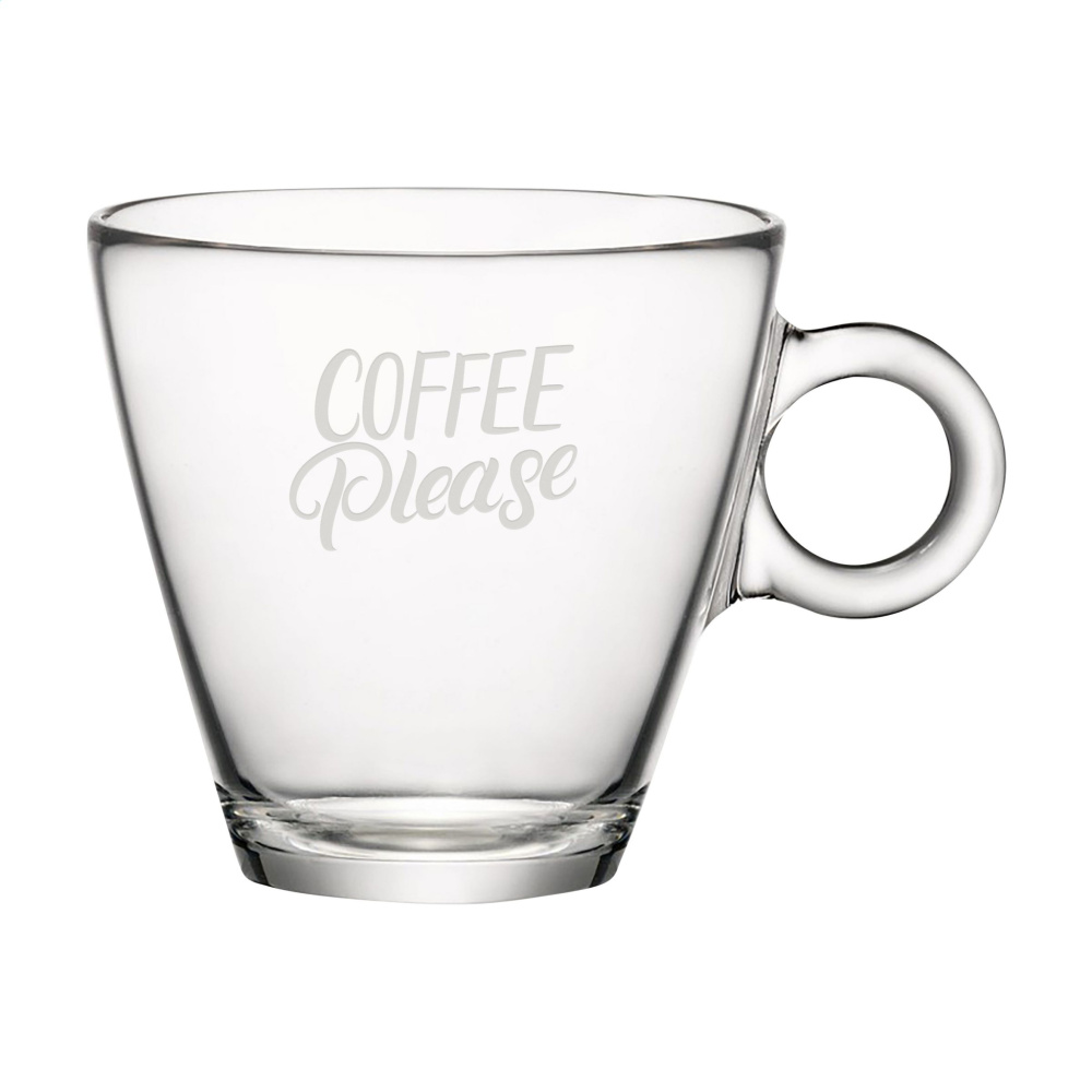Logo trade promotional merchandise photo of: Lugano Espresso Glass 100 ml