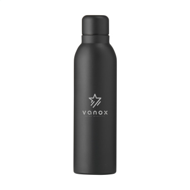 Logo trade promotional products picture of: Helios RCS Recycled Steel Bottle 470 ml