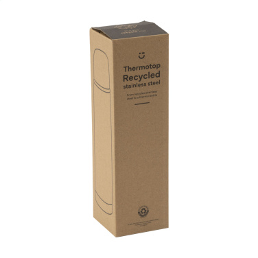 Logo trade promotional giveaways image of: Thermotop Midi RCS Recycled Steel 500 ml thermo bottle