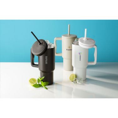 Logo trade business gifts image of: Rhino RCS Recycled Steel Cup 900 ml
