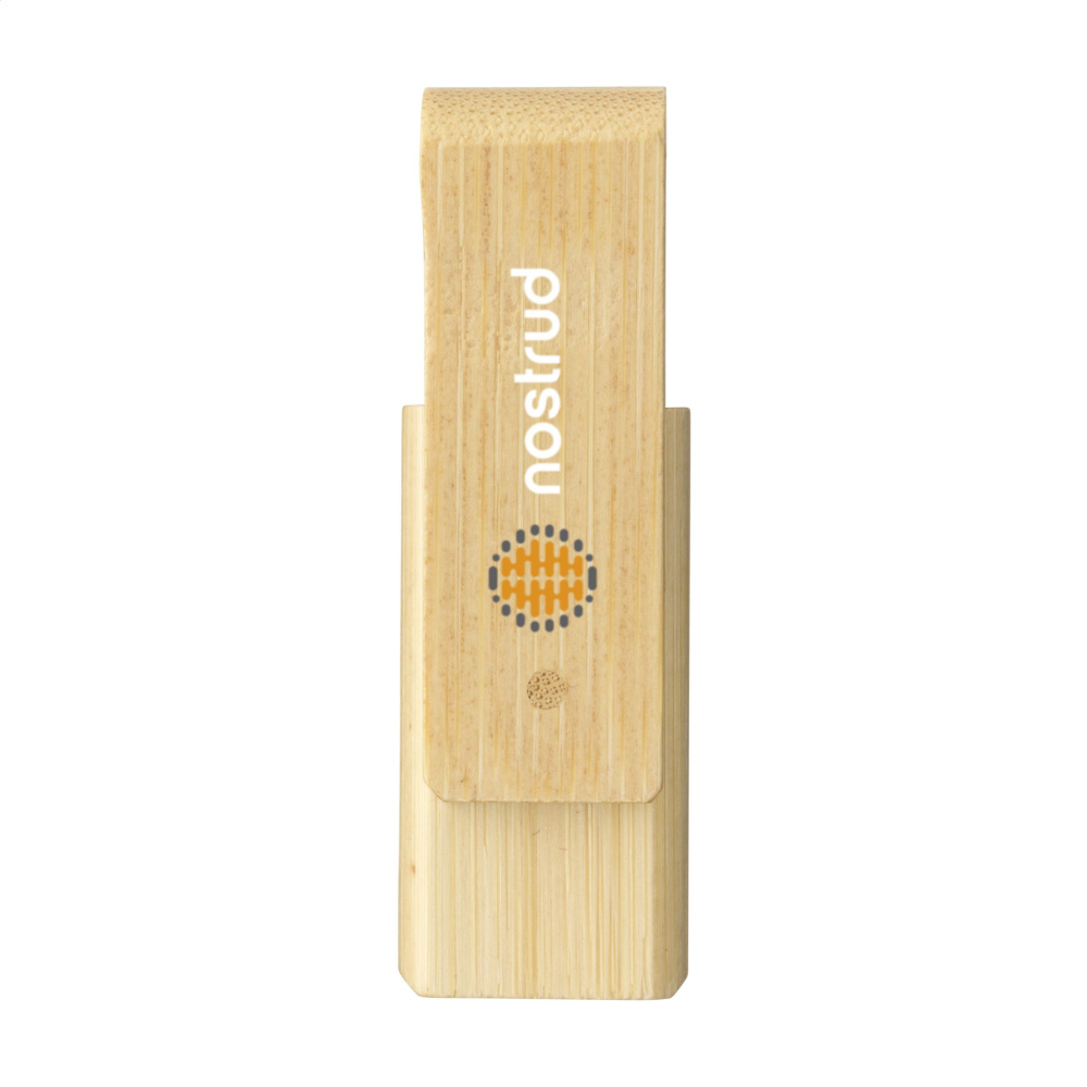 Logo trade promotional merchandise picture of: USB Waya Bamboo  32 GB