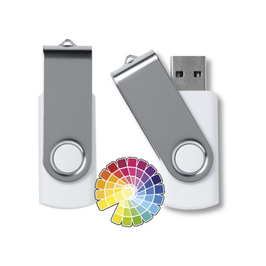 Logo trade promotional giveaways picture of: USB Twist 16 GB