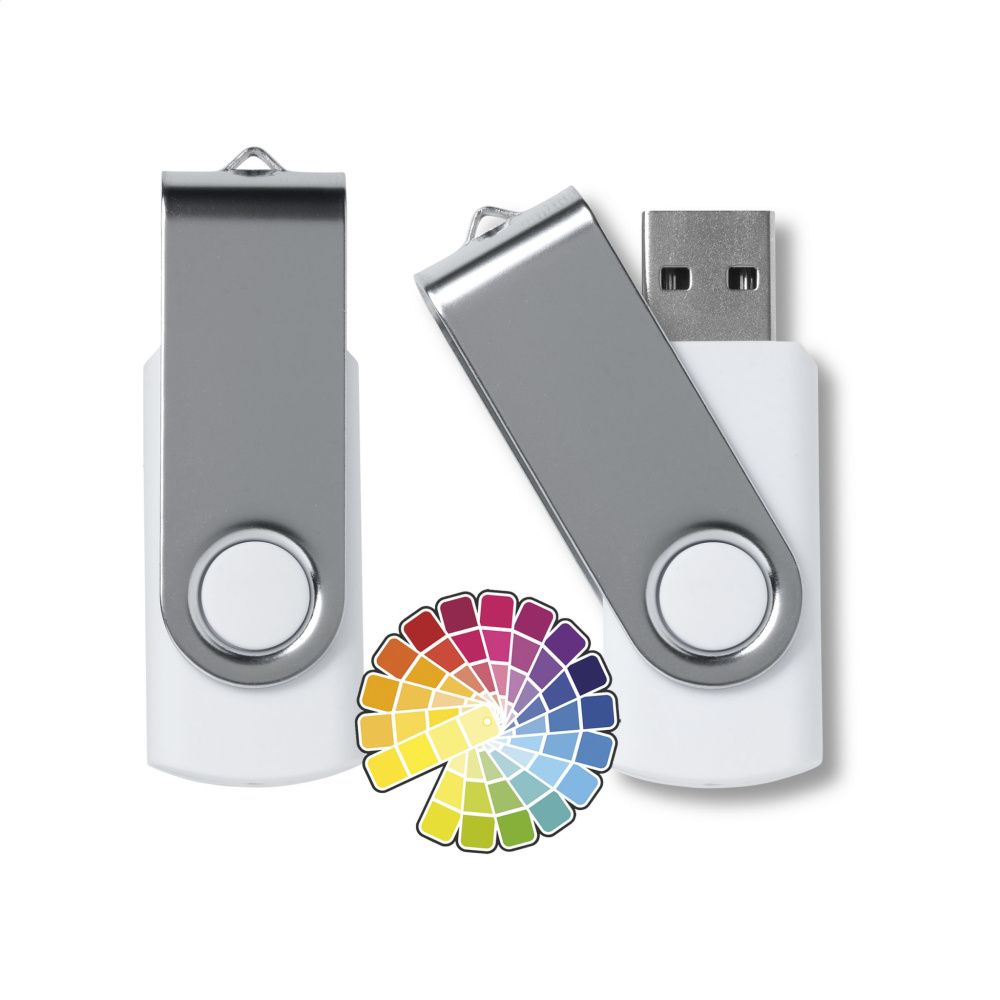 Logotrade promotional gift picture of: USB Twist 64 GB