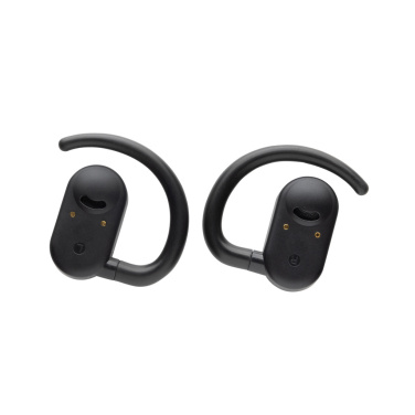 Logo trade promotional gifts picture of: Fitsound RCS recycled plastic open ear TWS earbuds