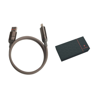 Logo trade advertising products image of: Charging cable with data transfer DONNES Pierre Cardin