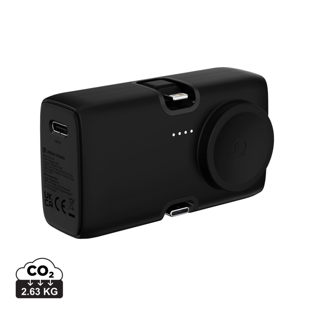 Logo trade promotional giveaway photo of: Urban Vitamin San Diego RCS rplastic 20W PD powerbank