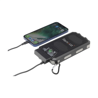 Logo trade promotional giveaways picture of: Trail RCS Solar Charger Compass 8000