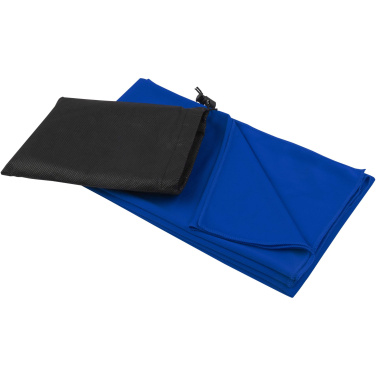 Logo trade corporate gift photo of: Lucas RPET sport towel 70x140 cm
