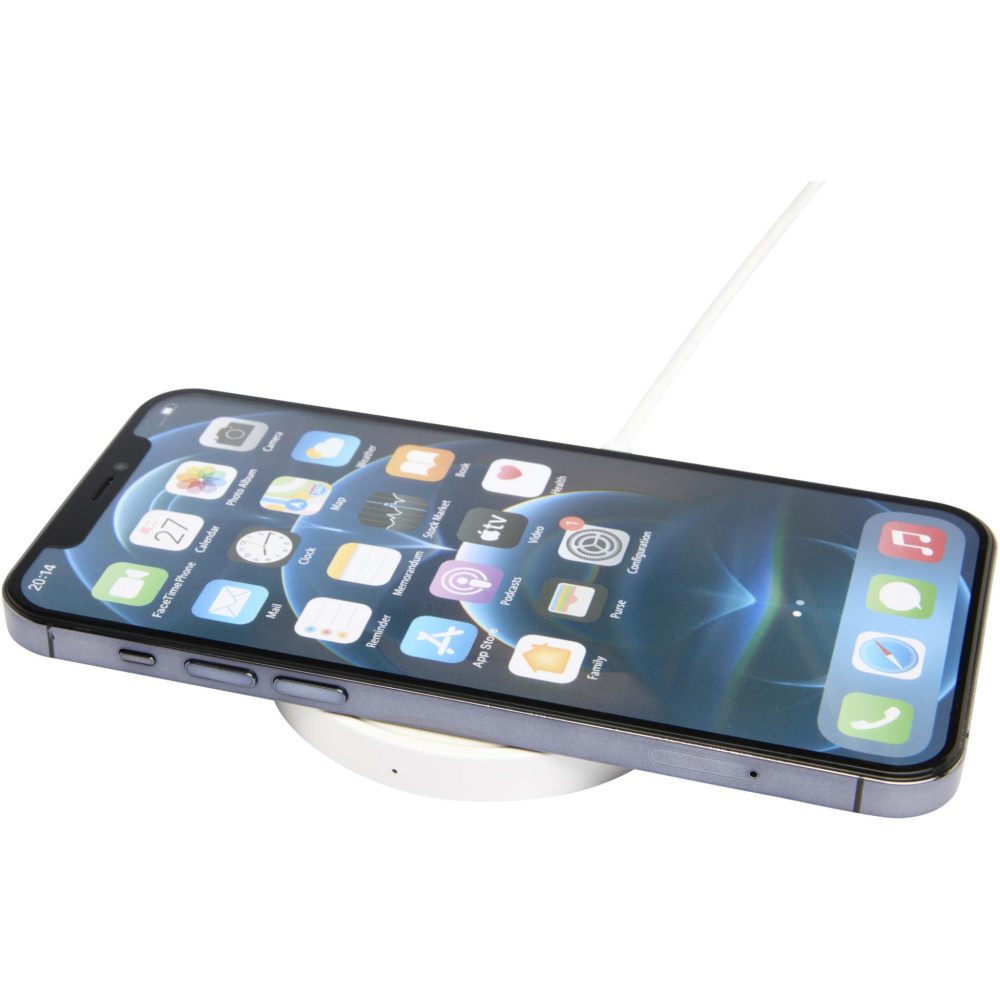 Logotrade advertising product image of: Freal 15W recycled plastic wireless charging pad