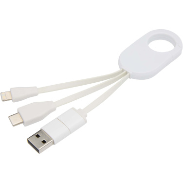 Logo trade promotional products picture of: Troop 4-in-1 recycled plastic charging cable