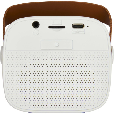 Logo trade promotional merchandise picture of: Diya 3W wireless recycled plastic speaker