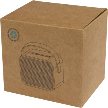 Logo trade promotional gifts picture of: Diya 3W wireless recycled plastic speaker