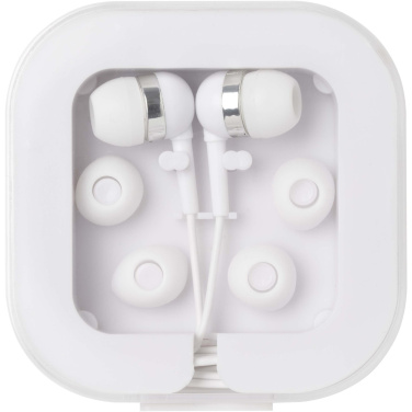 Logo trade promotional product photo of: Dofida wired Type-C earbuds with recycled plastic storage box