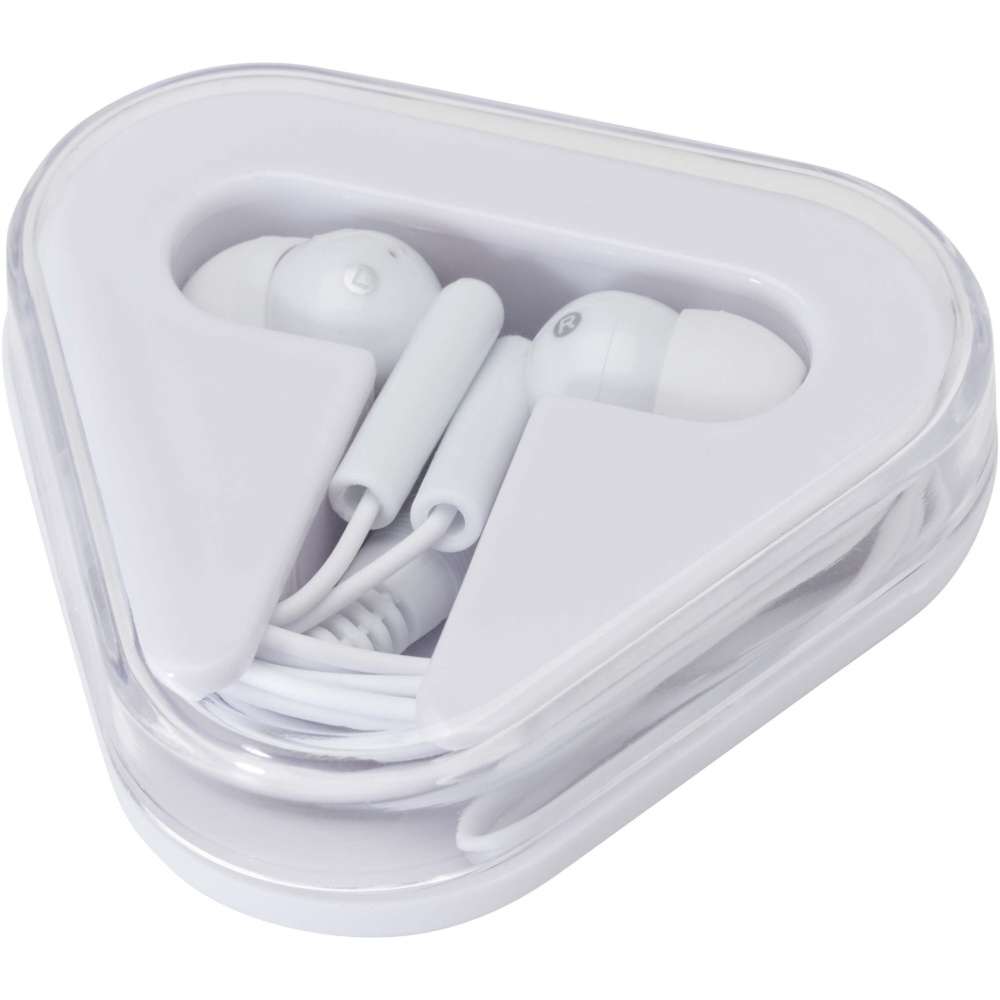 Logo trade advertising products picture of: Rebel earbuds with recycled plastic storage box