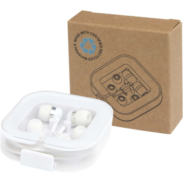 Logo trade advertising products picture of: Baekdu wired Type-C headset with recycled plastic storage box