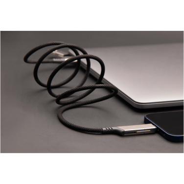 Logotrade promotional merchandise image of: SCX.design C52 100W 4-in-1 rPET magnetic ultra fast charging cable 