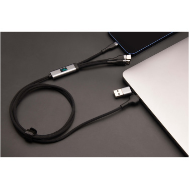 Logotrade promotional giveaway picture of: SCX.design C53 100W 5-in-1 rPET ultra fast charging cable