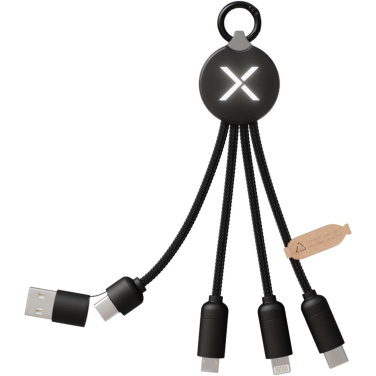Logo trade promotional items picture of: SCX.design C14 15W 5-in-1 charging cable