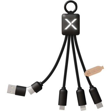 Logo trade corporate gift photo of: SCX.design C13 15W 5-in-1 charging cable