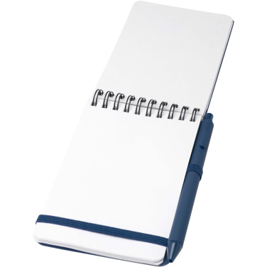 Logotrade corporate gift image of: Thalaasa A6 hard cover ocean-bound notebook with ballpoint pen (black ink)