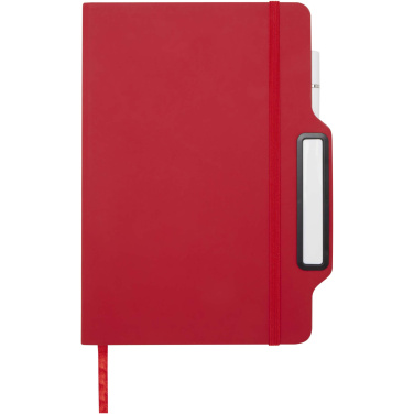 Logotrade promotional merchandise photo of: Nexus A5 hard cover notebook with pen and pencil combo (black ink)