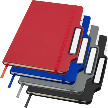 Logo trade business gifts image of: Nexus A5 hard cover notebook with pen and pencil combo (black ink)