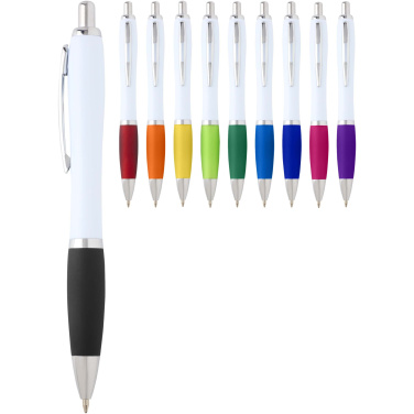Logo trade promotional gifts image of: Nash recycled plastic ballpoint pen (black ink)