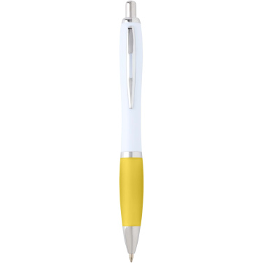 Logo trade business gifts image of: Nash recycled plastic ballpoint pen (black ink)