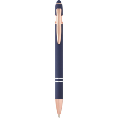 Logotrade promotional giveaway picture of: Nanna ballpoint pen with rose gold finish (blue ink)