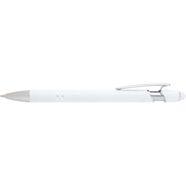 Logotrade promotional item picture of: Kish ballpoint pen with silver finish (blue ink)
