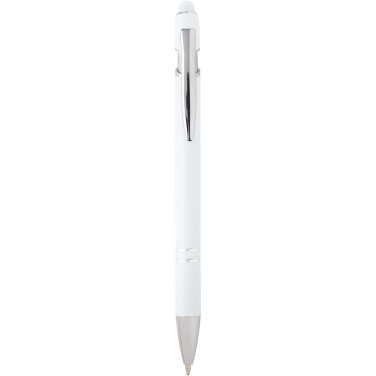 Logo trade promotional items picture of: Kish ballpoint pen with silver finish (blue ink)