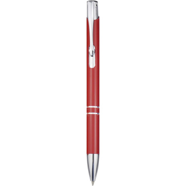 Logo trade advertising product photo of: Moneta recycled aluminium ballpoint pen (blue ink)