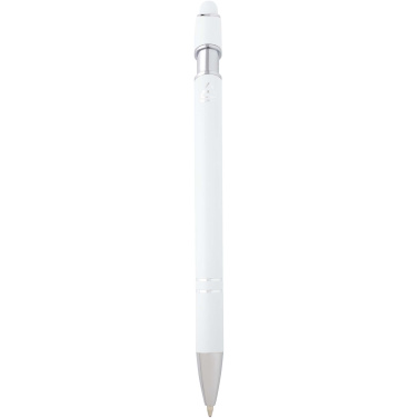 Logo trade corporate gift photo of: Kish ballpoint pen with silver finish (black ink)
