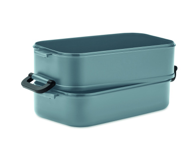 Logo trade promotional products image of: Lunch box in recycled PP