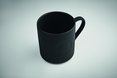 Logo trade advertising product photo of: Ribbed ceramic mug mat 340 ml