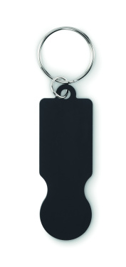 Logotrade corporate gift picture of: Key ring with trolley token