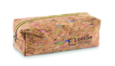 Logotrade corporate gift picture of: Coloured cork pencil case
