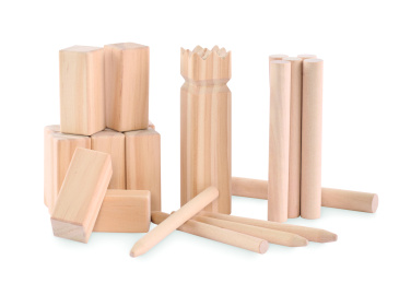 Logo trade corporate gifts image of: Pinewood outdoor throwing game