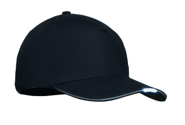 Logotrade promotional gifts photo of: 5 panel LED cotton cap 220gr/m²