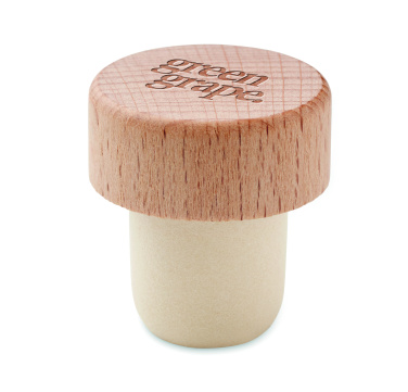 Logotrade business gifts photo of: Beech wood bottle stopper