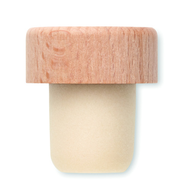 Logotrade promotional product image of: Beech wood bottle stopper