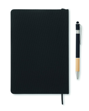 Logotrade corporate gifts photo of: A5 RPET notebook with pen