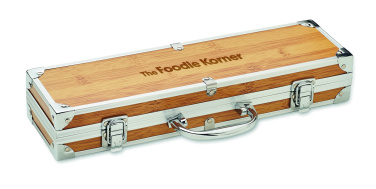 Logo trade promotional products image of: Stainless steel barbecue tools