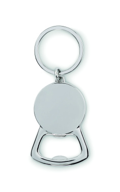 Logo trade promotional merchandise image of: Recycled aluminium key ring