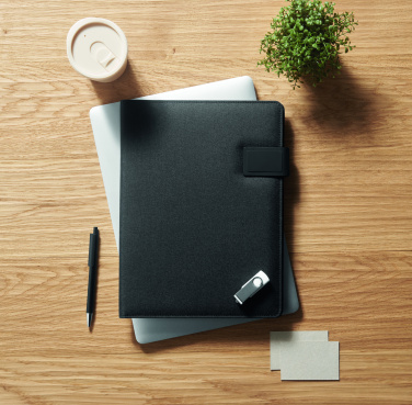 Logo trade advertising product photo of: A4 folder and wireless charger