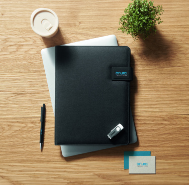 Logotrade advertising product image of: A4 folder and wireless charger