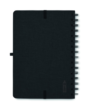 Logo trade promotional merchandise photo of: A5 notebook with phone holder