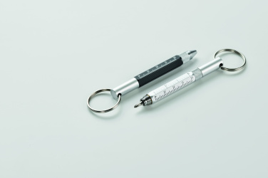 Logo trade promotional giveaway photo of: Key ring with twist action pen