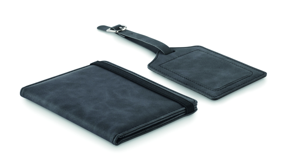 Logo trade promotional products picture of: Passport and luggage tag set