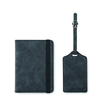 Logo trade advertising products picture of: Passport and luggage tag set